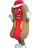 Костюм талисмана HOT DOG HOTDOG для взрослых, который можно носить на продажу, карнавальный костюм, карнавальный костюм для вечеринки