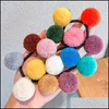 조랑말 꼬리 홀더 헤어 보석 소녀 귀여운 colorf hairballs scrunchie 키즈 달콤한 고무 밴드 포니 테일 머리띠 밴드 패션 Aessories Drop d