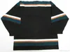 Maillot de Hockey de l'équipe noire MANITOBA MOOSE AHL 24S 2020, avec broderie cousue, personnalisable avec n'importe quel numéro et nom