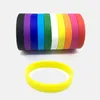 Silicone Rubber Wristband Basketball Sports Wristbands Flexible Band Cuff Bracelets Casual For Women Men Hand Accessories