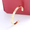 Love Cuff da donna, uomo, argento, oro rosa, oro con diamanti, braccialetti aperti senza diamanti, per fidanzate, bracciale tutto-abbinamento244t