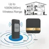 Outra campainha sem fio remota de hardware de porta 300m de longa distância Chamada automática Bell Intelligent Electronic Waterproof Bells Smart Home Acces