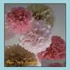 Decorative Wreaths Festive Supplies Home & Gardenwholesale-34 Colors 20Inch (50Cm) Nt Tissue Paper Pom Poms Flowers Balls Hanging Wedding Ba