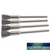 1/4 pcs escova de fio de aço escova de roda de polimento para ferramentas mini escovado de soldagem de malha de soldagem de metal