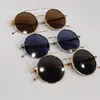 Männer Luxus Marke Designer Sonnenbrille Vintage Retro Runde Form Steampunk Sonnenbrille Gold Rahmen Mode Zonnebril Frauen Brillen Ga9500619