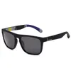 Square Polarized Sunglasses Men Night Vision Glasses Yellow Lens Anti-Glare Driving UV400 Eyewear