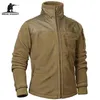 Mege Marca Abbigliamento Tattico Militare In Pile Autunno Inverno Giacca da Uomo Esercito Polar Caldo Cappotto Maschile Outwear Jaquetas Masculino 210806