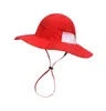 5pcs çocuklar bebek güneş şapkası kova şapka şapkası 4m6y 14 renk kızlar kızlar moda net şapka ayarlama vizör kapakları çocuklar butik saç ACC3255721