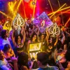 Özelleştirilmiş Logo Şarap Presenter 3 Şişe Şarj Edilebilir LED ACE Spade Glorier Kutusu Şampanya Şişe Taşıyıcı Kılıf Düğün Gece Kulübü Parti Lounge Bar