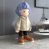 Decorative Objects & Figurines Nordic Home Decoration Fashion Doll Resin Statue Modern Cartoon Art Large Floor Sculpture Shop Ornaments Figu