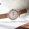 Shengke Creative Women Watches Luxury Rosegold Quartz Ladies Relogio Feminino Mesh Band Wristwatches Reloj Mujer 210616