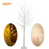 Dropshiping Indoor Tree light LED Silver Birch Lamp decorazioni natalizie per la casa EU Modern Creative Christmas tree lighting 211012