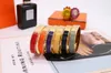 Emalj Rainbow Woman Armband Fashion Armband för man Kvinnsmycken Armband 11 Färg Valfritt med låda