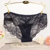 Women's Panties Fashion Sexy Underwear Women Ultra Thin Lace Low-rise Underpants Transparent Seamless Briefs Lady Big Size Lingerie #W3