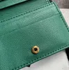 Designer Purse Style Retro Pure Color Bamboo Lock Mini Portefeuille en cuir Ladies New Fashion Card Case