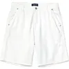 Sommar Oversize White Denim Shorts Men Multi-Fickor Casual 100% Bomull Jeans Plus Storlek Kläder 210716