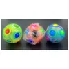 7CM Stress Sensory Rainbow Ball Decompression Finger Puzzle Toys Rotatable Glow in the Dark Fluorescent 12 Hole Magic Ball Box Packing G66V4N1