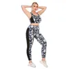 Yoga Kıyafet Dikişsiz Setleri Kadın Spor Giyim Spor Giyim Activewear Nervürlü Set Spor Giyim Spor Tayt ve Üst