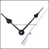 Decorazioni da parete per la casa Orologi Kit movimento al quarzo fai da te Orologio nero Aessories Meccanismo a mandrino Riparazione con set di lancette Lunghezza albero 13 Bw5038023