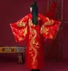 مينغ سلالة النمط الصيني هانفو ثوب الزفاف الملابس القياسية الصين المرأة العروس فينيكس اللباس الرجال العريس التنين رداء