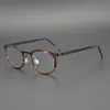 Dinamarca marca design leve armação de vidro masculino feminino vintage círculo óculos com acetato redondo prescrição oculos de grau 23481504