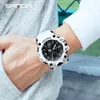 Sanda Men Military Watches G Style White Sport Watch Led Digital 50m waterdichte horloge S Shock Male Clock Relogio Masculinog6217486