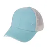 Ponytai-hattar 52 färger tvättad mesh-rygg Leopard Solros Pläd Camo Hollow Messy Bull Baseballkeps Trucker-hatt LJJO8225