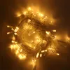 LED-snaren 20m 200LED 110V 220 V Fairy Light Holiday Kerst Bruiloft Decoratie Waterdichte Outdoor Lampen Garland