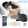 Bluetooth Sleep Masks Musik Ögon Mask Binaural Stereo för Side Sleepers Air Travel Eye Cover Sleeping Headband Speakers