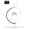 Chokers Aprilwell One Piece Punk Tai Chi Beads Necklace For Men Splicing Color Kpop Streetwear Fashion Jewelry Female Gift Accessories