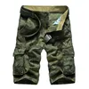 Cargo Shorts Mężczyźni Top Design kamuflaż armia wojskowa Khaki krótki Homme Summer Empear Hip Hop Casual Cargo Camo Men Shorts 210322