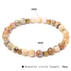 Klasik 6mm Alabaster Beyaz Howlite Turquoises Taş Aksesuarları Strands Boncuk Erkekler Bilezikler El Takı Strand Bilezik Kadınlar Için