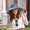 Breite Krempe Hüte Koreanische weibliche Modelle Strand große Traufe Strohhut Frühling und Sommer exquisite Blumen Sonnenschutz UV-Schutz handma6546497