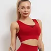 YOGA OUTFIT 2021 Прибытие Высокая талия, выладая два куска Набор набор женщин Фитнес Обусел Логинги Спандекс Сексуальный спортивный бюстгальтер