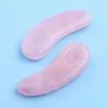 DIY Facial Mask Massager Natural Crystal Rose Quartz Stone Dispensing Rod Eye Cream Spoon Beauty Cosmetic Tool