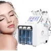 Estoque em US 6 em 1 Microdermoabras￣o M￡quina hidrofacial Dermoabras￣o Facial descascamento Facial Spray Spray Spray de lavador de oxig￪nio ultrass￴nico Cuidado