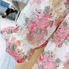 Mode Style filles robe automne vêtements pour enfants coréen bébé fille princesse fleur à manches longues 210515