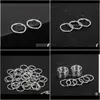 Rings JewelryMetal Fabricante fornecimento de alta qualidade 1DOT5 x25mm Circule