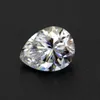 Szjinao Real 100% Loose Gemstone Moissanite Stone 1CT 5 * 8mm D Färg VVS1 Päronformad diamant odefinierad för smycken diamantring H1015
