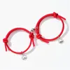 Chaîne de liaison mode 2pcs / set Bracelet apparié pour les amants aimant à distance Love Legend Couple Femme Men Braided String Brazalete Kent22