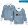 Harajuku Jeans Hoodies Denim Clothes Fans Undertale Cool Jean Stitching Unisex Jacket Kpop Coat Men's Jackets