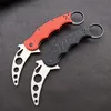 Продвижение практики когтей нож 420C атласный лезвие G10 ручка тренажер karambit edc уличные спортивные инструменты подарочные ножи