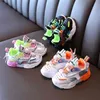 Scarpe sportive moda bambino per ragazze Ragazzi Sneakers colorate Scarpe per bambini traspiranti con fondo morbido per bambini per 1-6 anni 210326