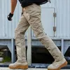 Men's Pants Men Clothing Autumn Clearance -90% Discount Sale Classic Tactical Casual Waterproof Multi Pocket Cargo Trousers Sweatpants