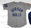 Bull Durham Stranger Things Crash Davis Ebby 'Nuke' Laloosh Milb Baseball Jersey Anpassad valfritt nummer och namn alla sömmar