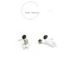 Stud 2021 mode boucles d'oreilles pour femmes dessin animé astronaute fusée forme sens avancé oreille femme fille cadeau