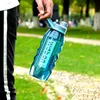 1000ml / 1500ml Kunststoff Wasserflasche Sport Für Wasser Cup Camping Tragbare Reise Outdoor Tour Große Kapazität Trinkflaschen 210917