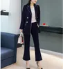 Elegante Office Lady Business Suits For Women 2 Two -Piece Sets Blazer Jacket rechte broek plus maat 2xl dames