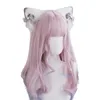 Andere feestartikelen Pluche Cat Oren Haarklem met Bowknots Lolita Kitten Haarspeld Furry Animal Headwear Decoratieve Barrettes