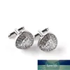 Boutons de manchette de luxe pour hommes et femmes Zircon noir violet blanc cristal marque de mode bouton de manchette de haute qualité prix d'usine conception experte qualité dernier style